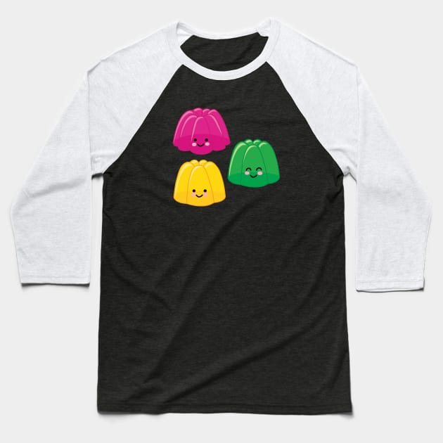 Fruit Jelly Baseball T-Shirt by SuperrSunday